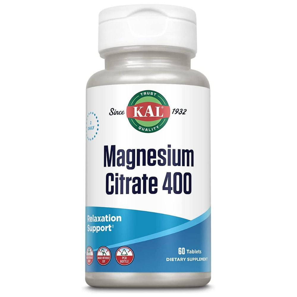 KAL Magnesium Citrate - 400mg 60, Tablets