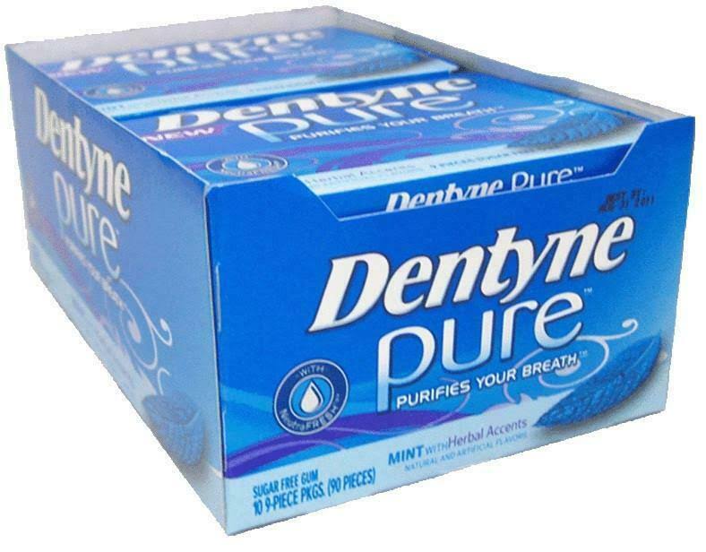Dentyne Pure Gum - Mint With Herbal Accents, 9 Pieces