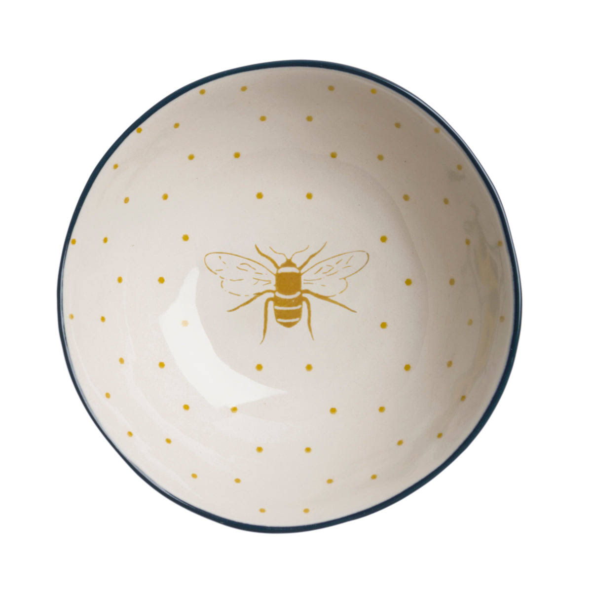 Bees Stoneware Nibbles Bowl by Sophie Allport