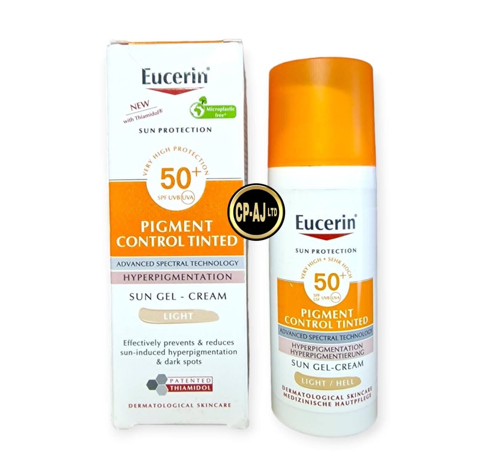 Eucerin Pigment Control Tinted Sun Gel - Cream Light SPF 50+ / 50ml
