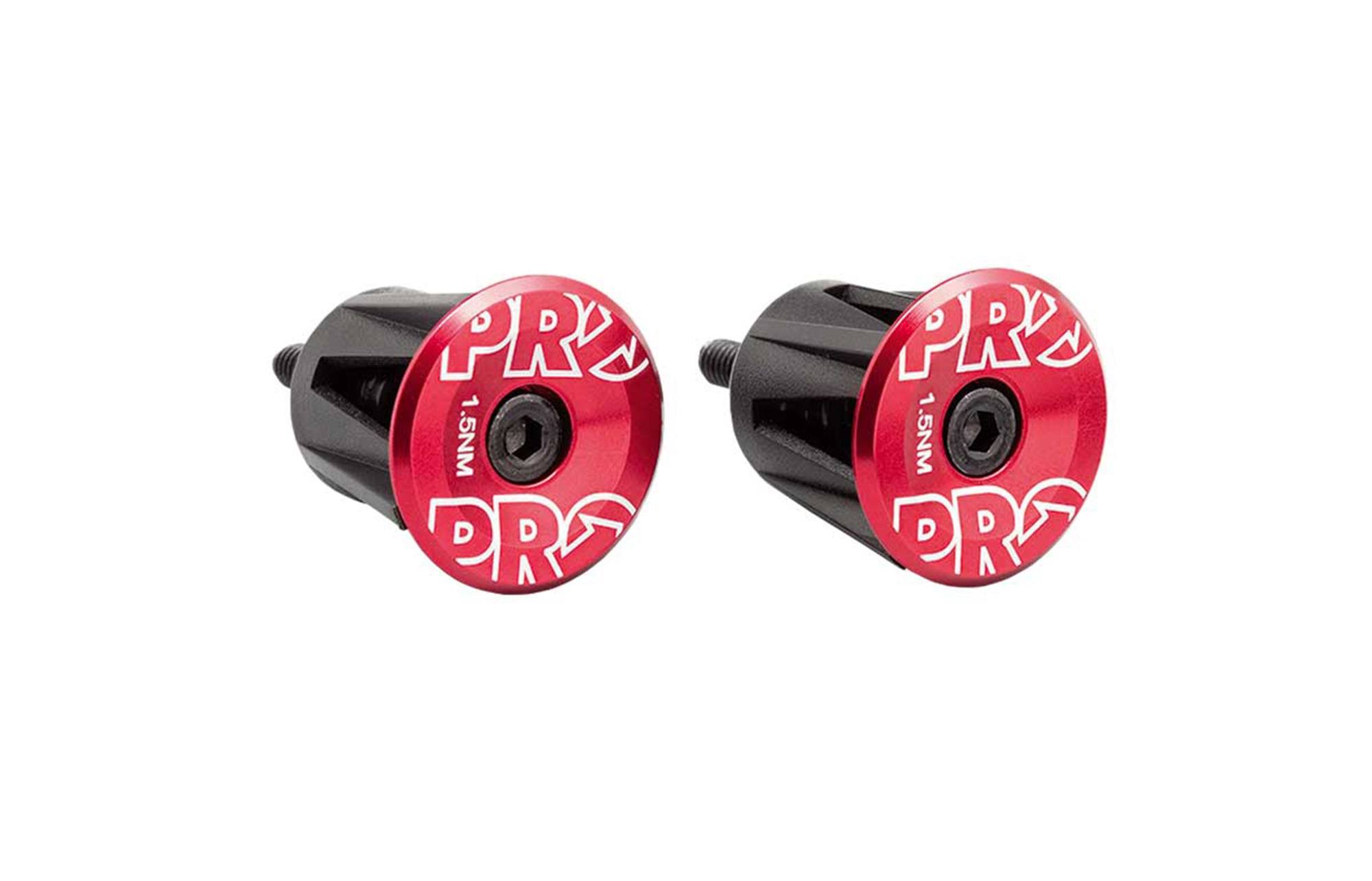 Shimano R20rac00 Pro Handle Bar End Plug - Red, 17.5mm, 2 Count