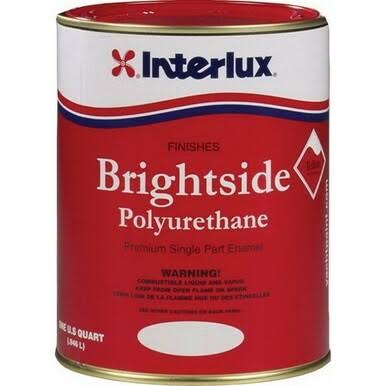 Interlux Brightside Polyurethane Finish - Blue Glo White, 1qt