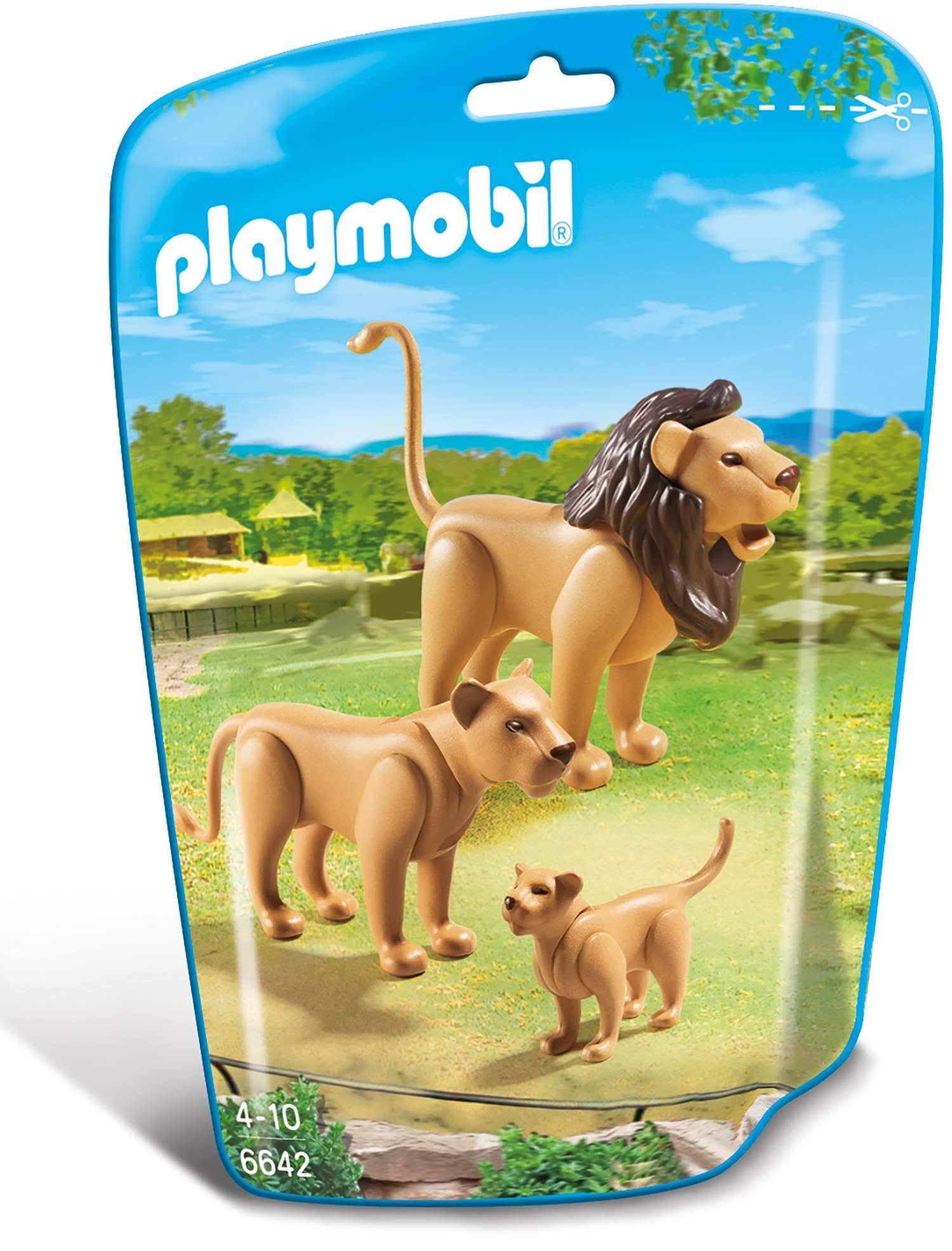Playmobil City Life Zoo Lion Family Playset