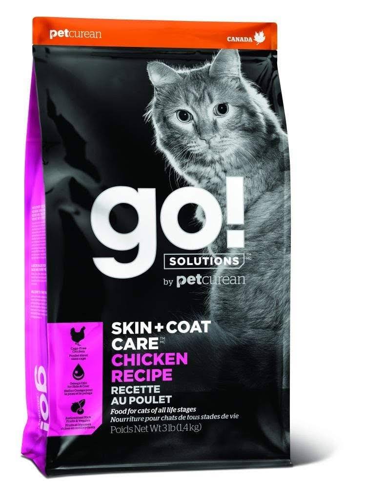 Go! Solutions Skin + Coat Care Chicken Recipe Dry Cat Food, 8 lb