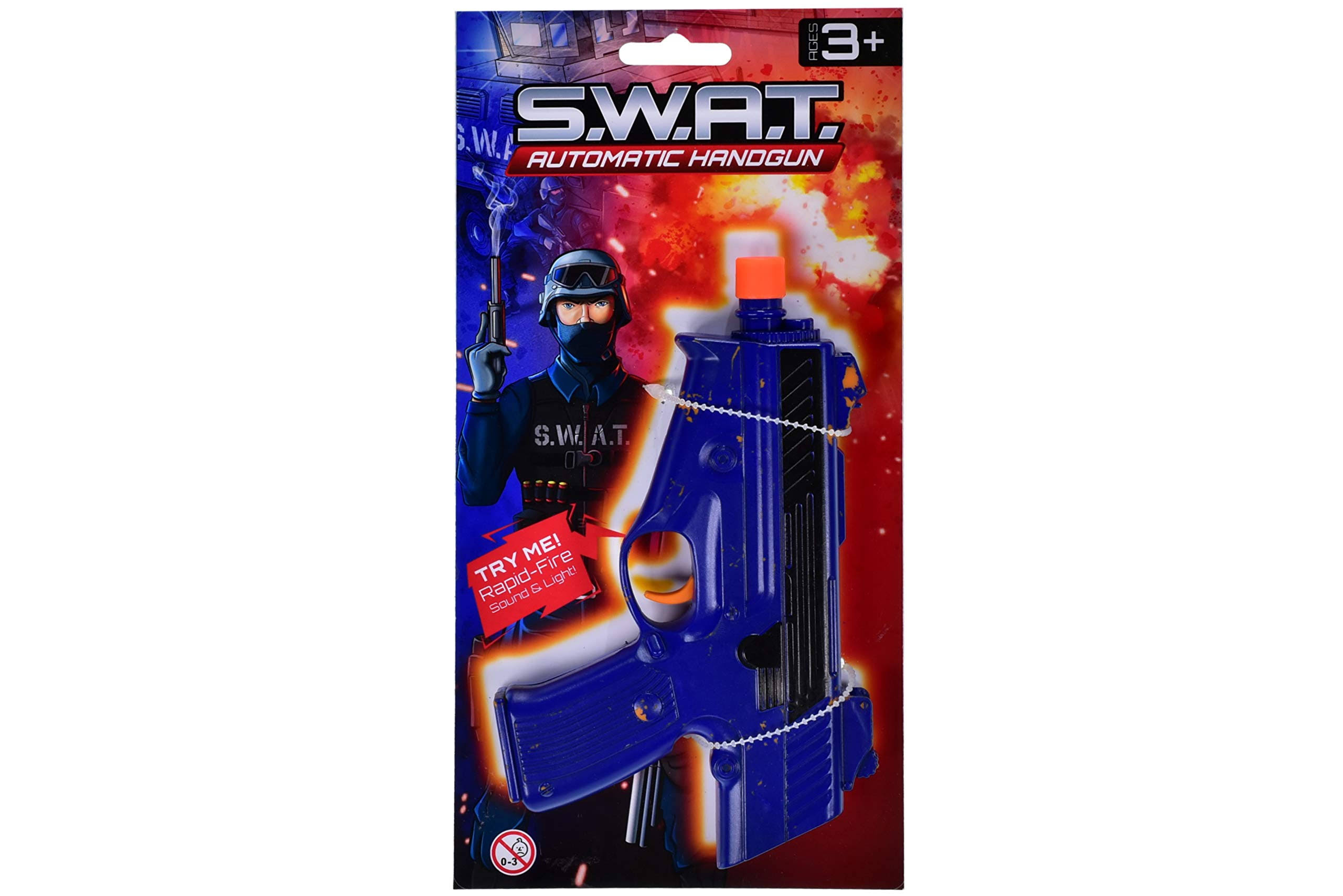 KandyToys Swat Toy Gun (2 Assorted) with Lights and Realistic Sounds