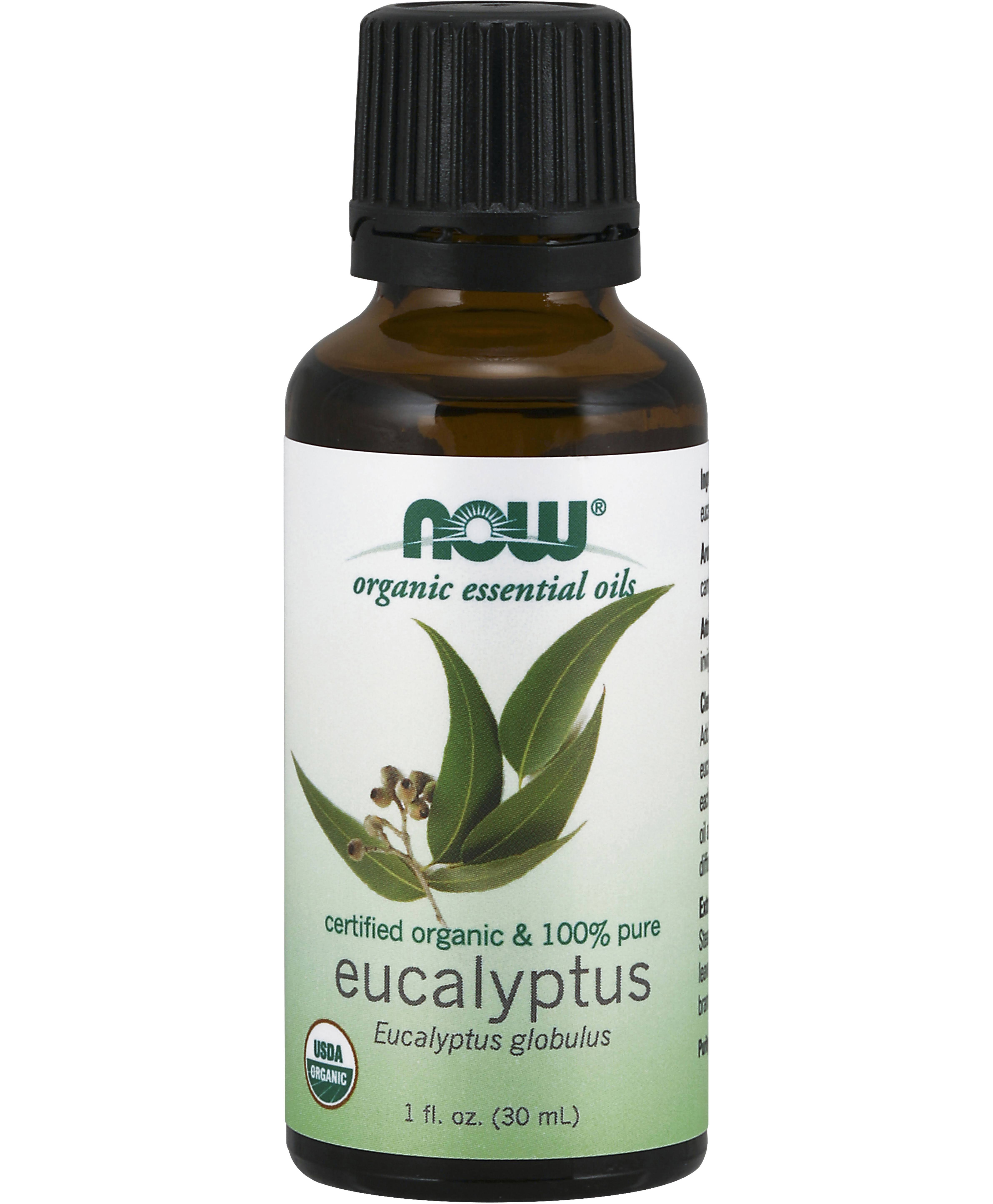 Now Organic Essential Oils - Eucalyptus, 30ml