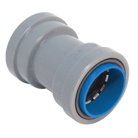 Southwire SIMPUSH 65083403 Conduit Coupling, 1/2 in push-in, 1.419 in Dia, 2.325 in L, PVC