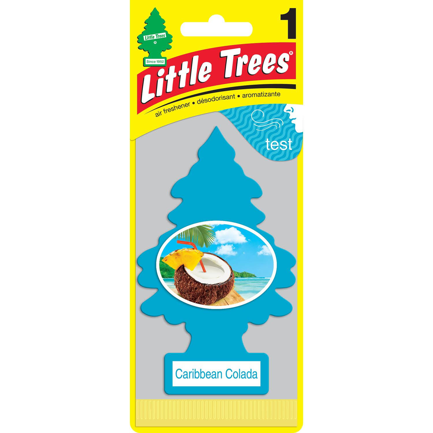 Little Trees Hanging Car Air Freshener - Caribbean Colada