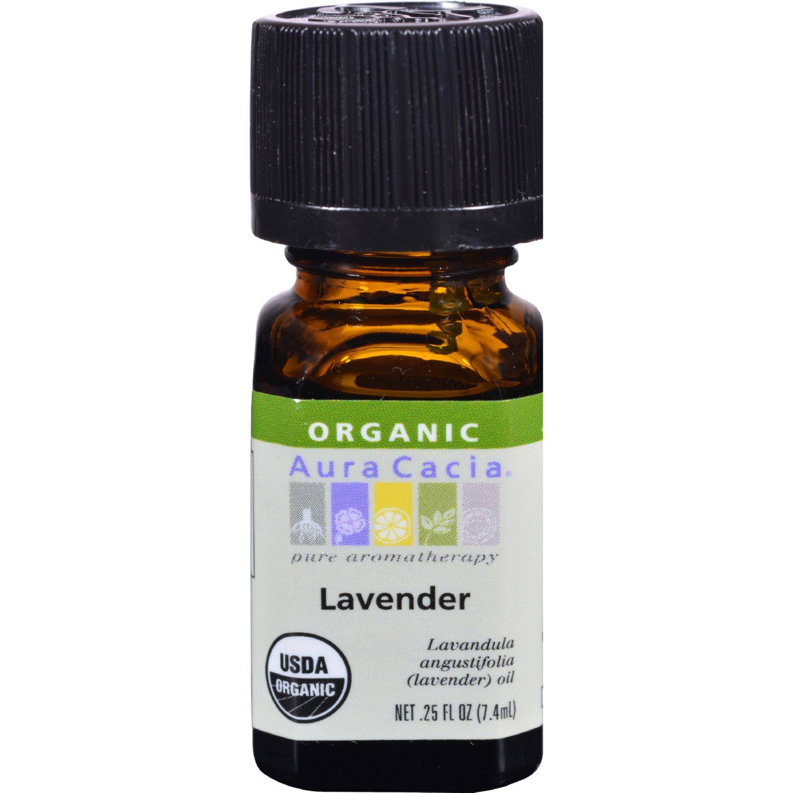 Aura Cacia Organic Essential Oil Lavender - 0.25oz