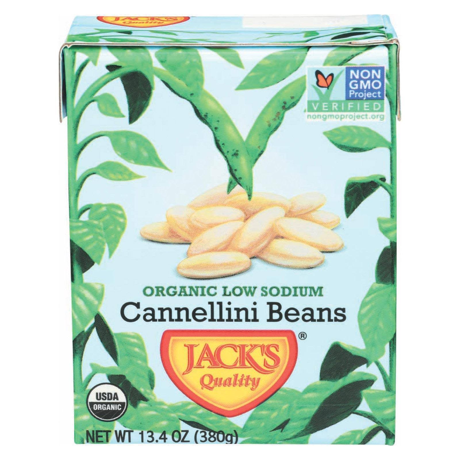 Jack's Organic Low Sodium Cannellini Beans - 380g