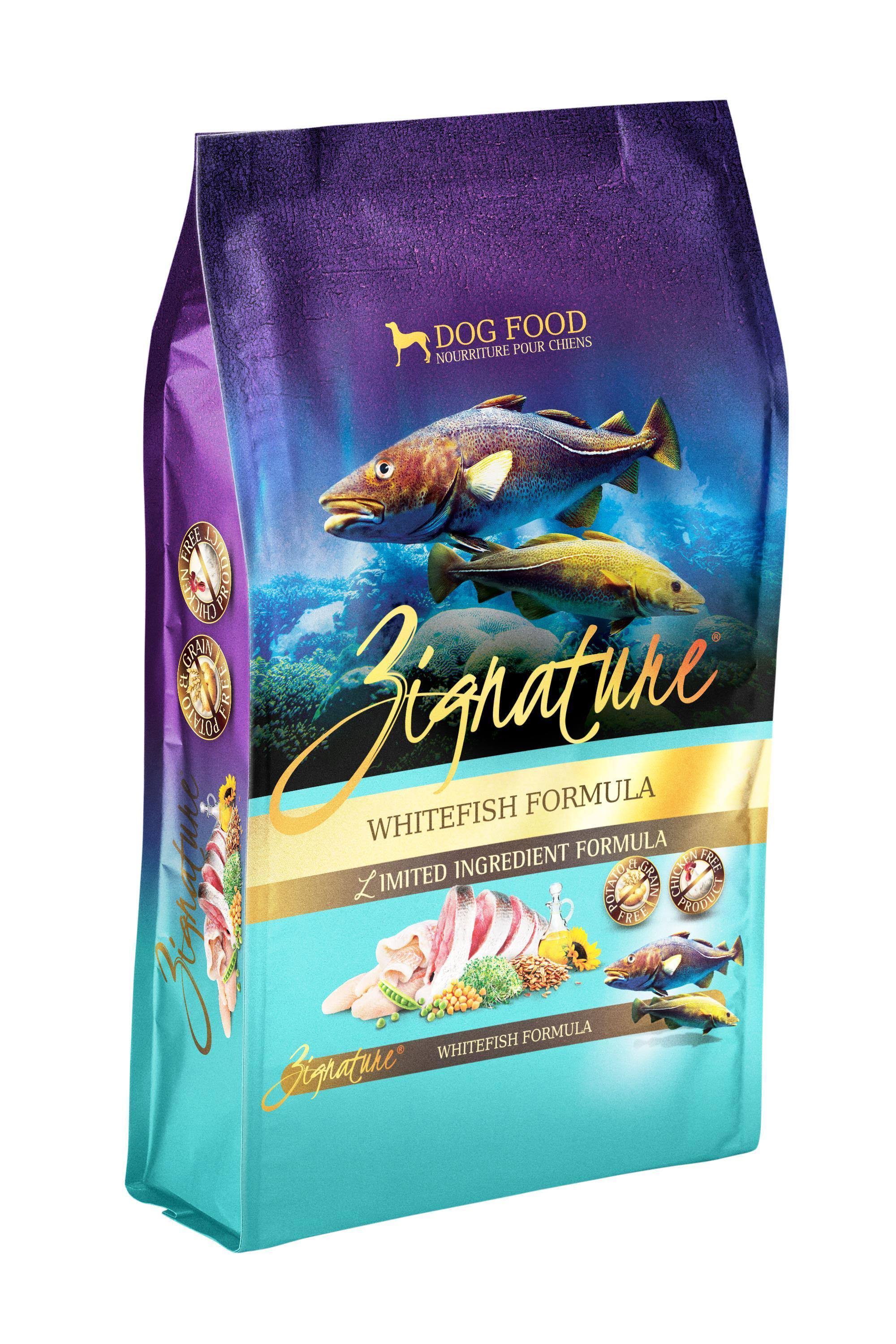 Zignature Whitefish Formula Dog Food - 27lbs