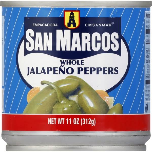 San Marcos Whole Jalapeño Peppers - 11oz