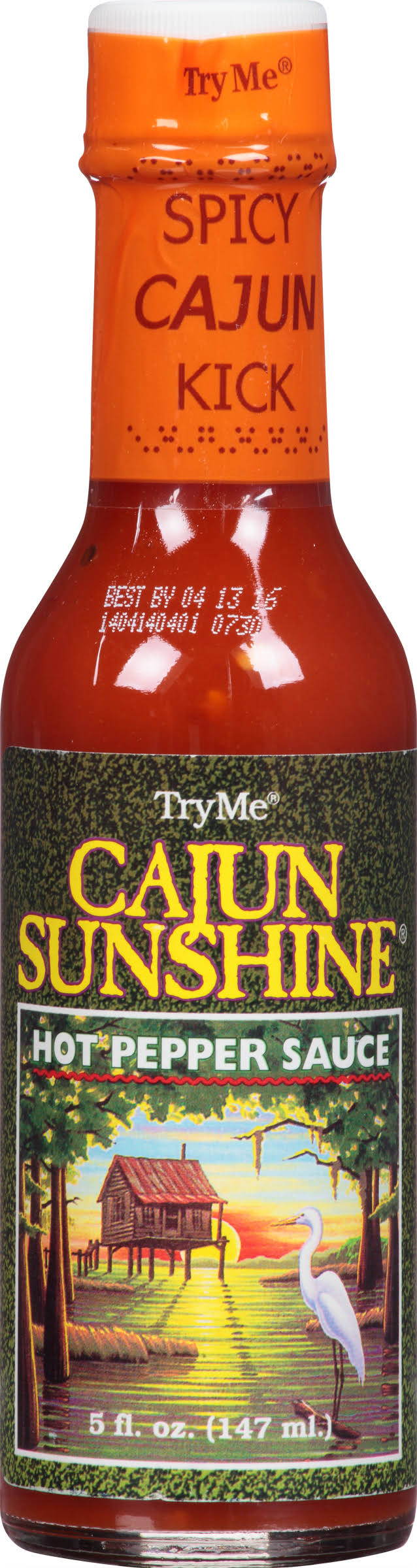 Try Me Cajun Hot Sunshine Pepper Sauce - 5oz