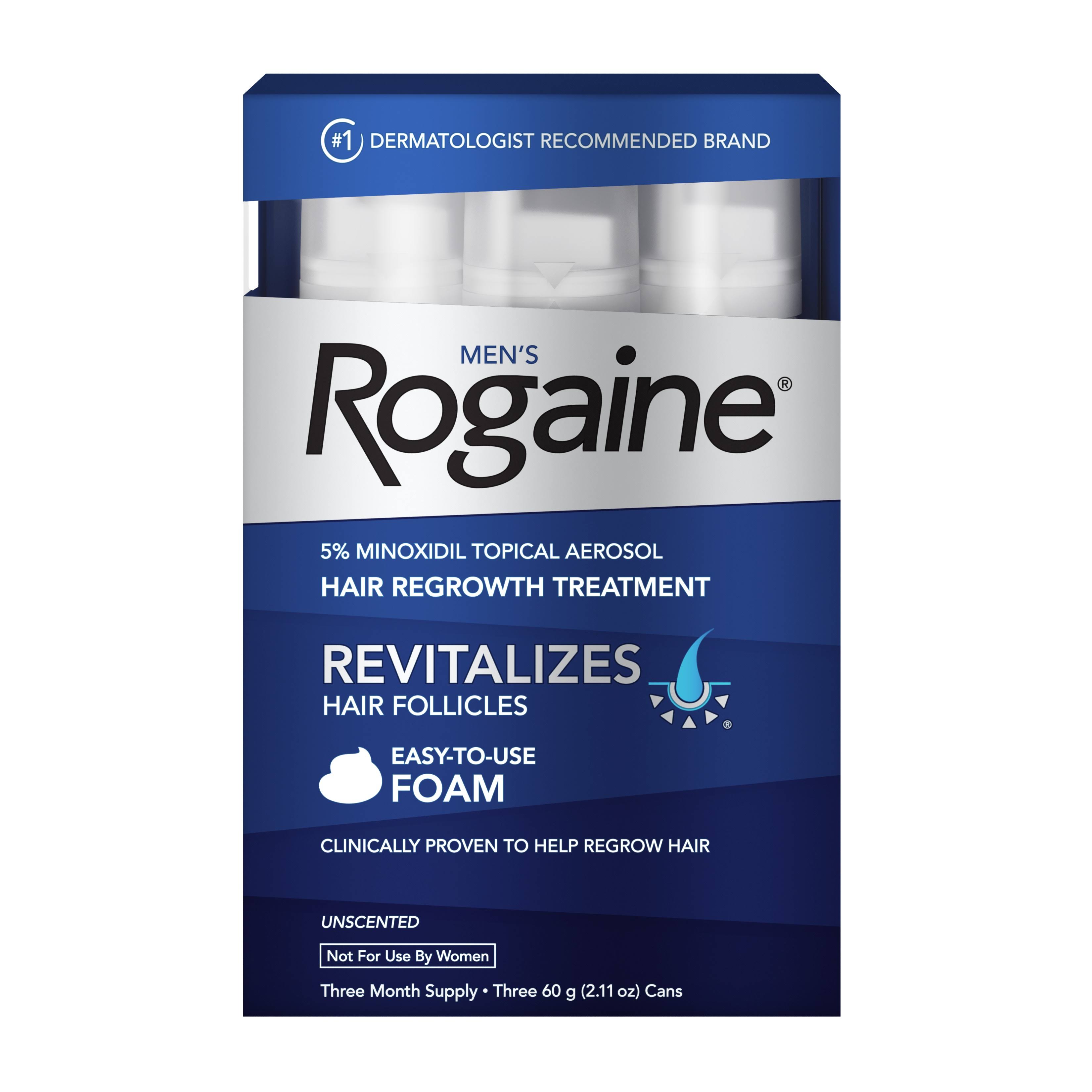 Men's Rogaine Hair Growth Treatment Foam - 3 Month Supply