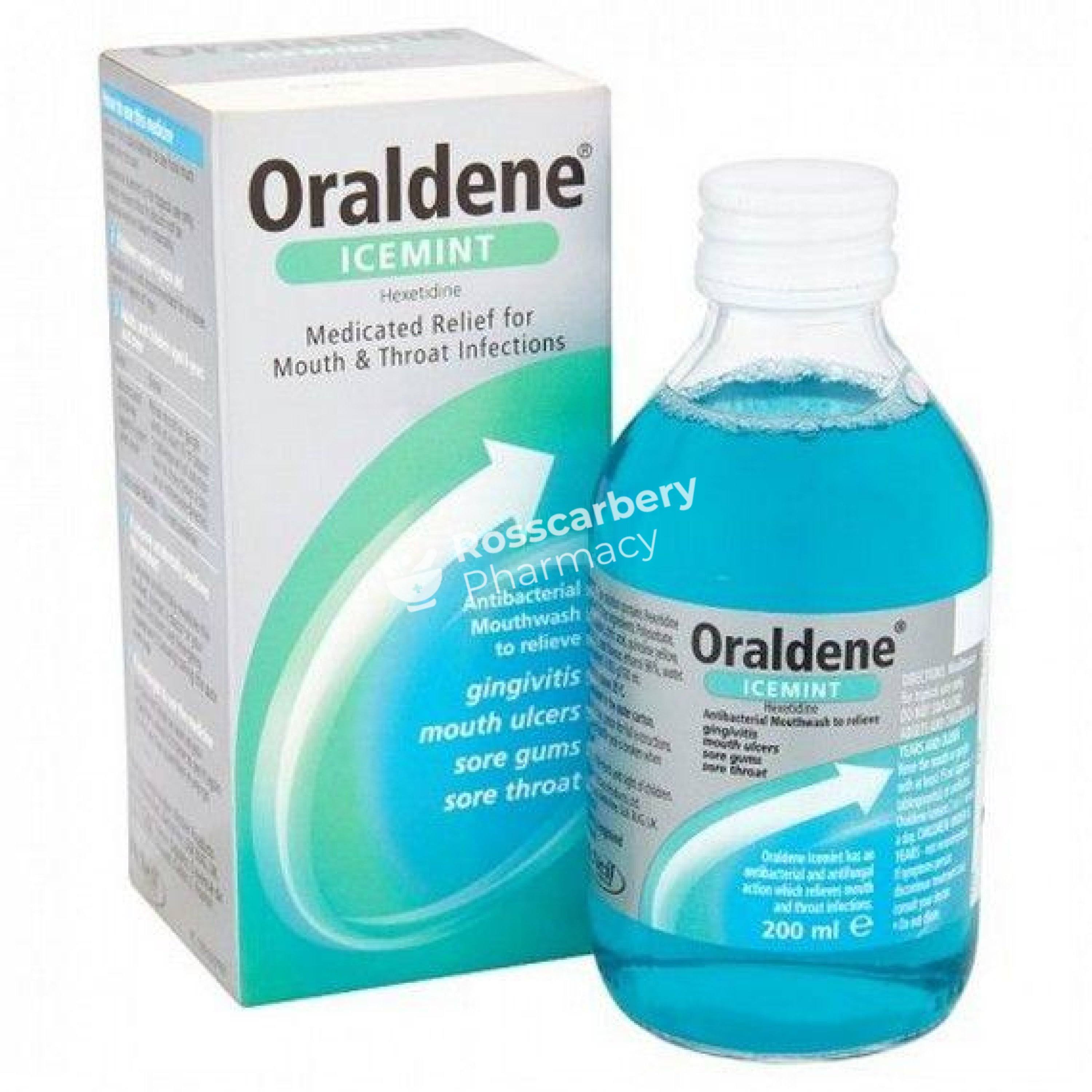 Oraldene Ice Mint Medicated Mouthwash 200ml