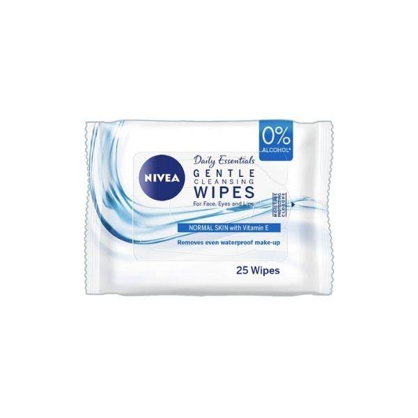 Nivea Daily Essentials 3 in 1 Refreshing Cleansing Wipes - 2pk, 25 Wipes