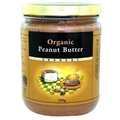 Nuts to You Organic Peanut Butter - Crunchy, 500g
