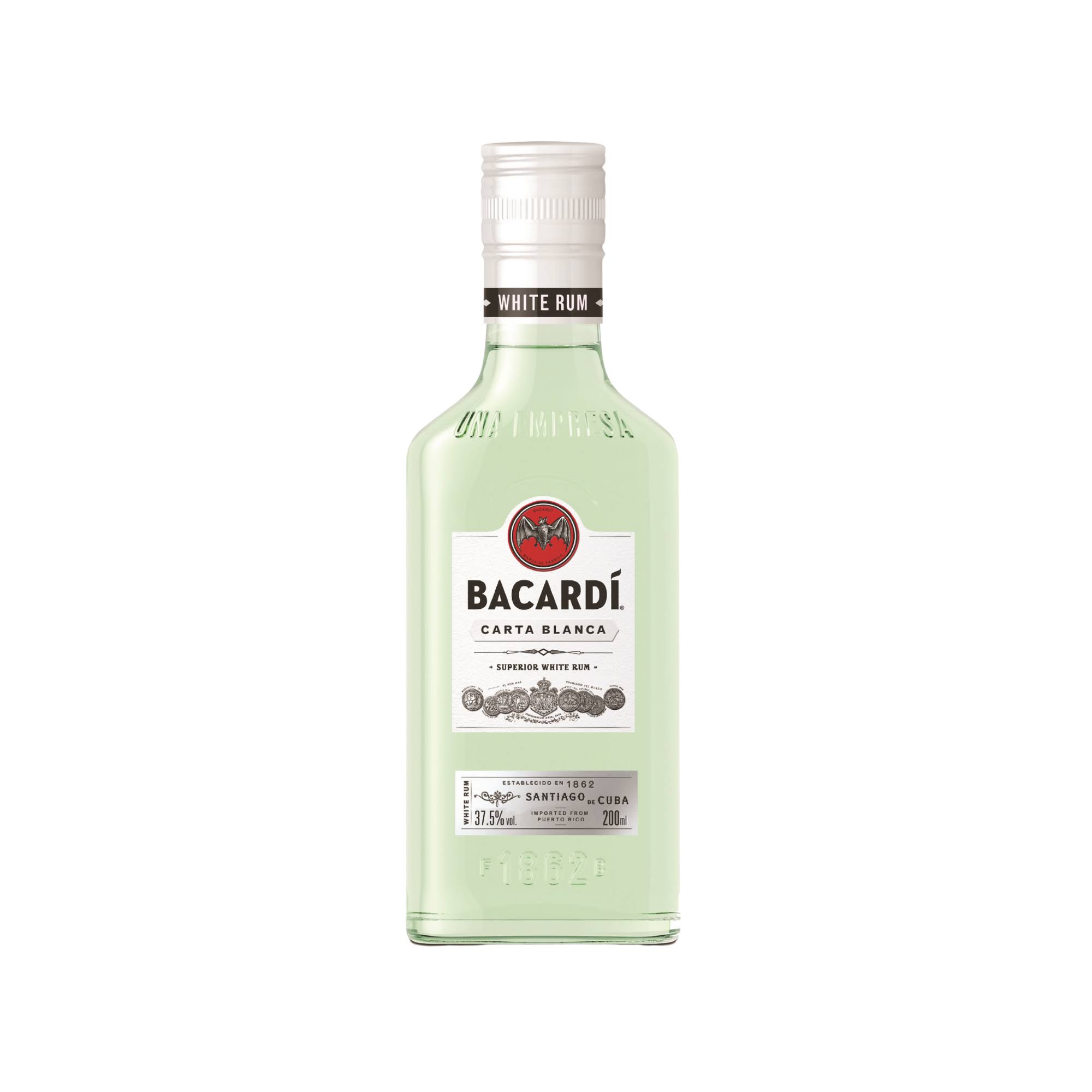 Bacardi Carta Blanca Superior White Rum 200ml