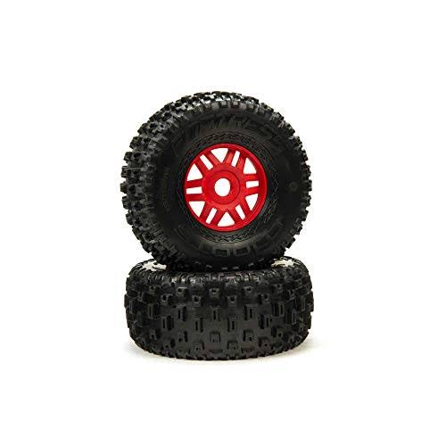 ARRMA 1/8 dBoots Fortress Front/Rear 2.4/3.3 Pre-Mounted Tires, 17mm H