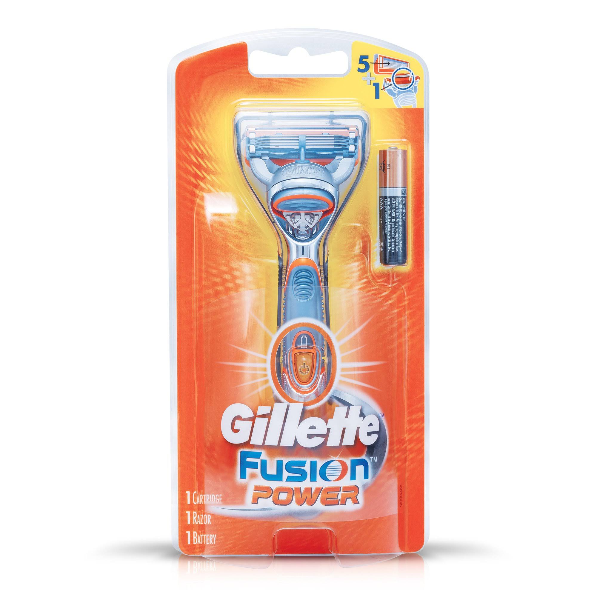 Gillette Fusion Power Razor with Battery