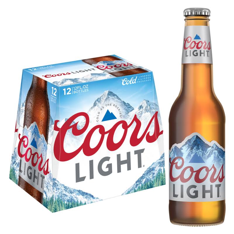Coors Light Beer - 12oz, 12ct