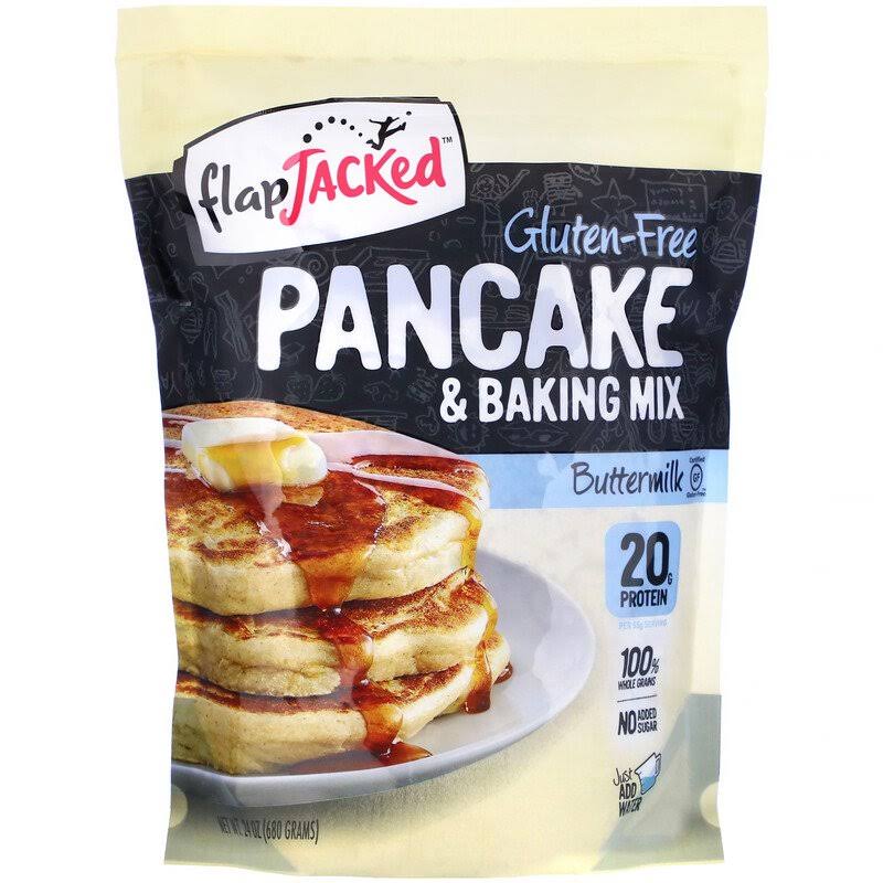 Flapjacked Gluten Free Protein Pancake and Baking Mix - Buttermilk, 24oz