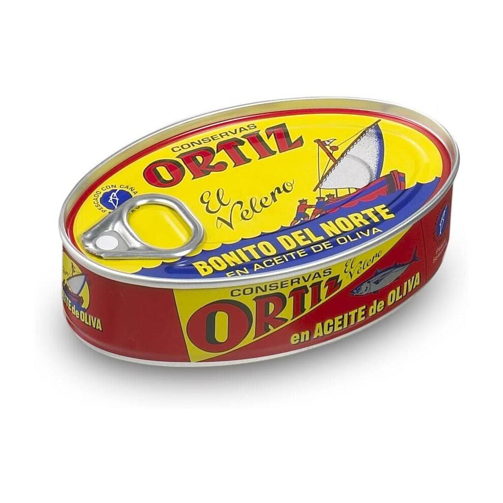 Ortiz Bonito Del Norte Tuna, Olive Oil - 3.95 oz can