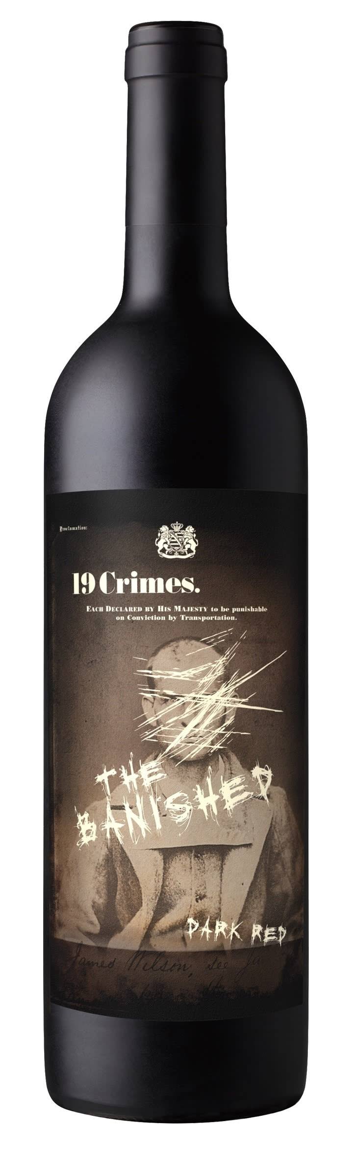 19 Crimes Dark Red, The Banished, 2016 - 750 ml