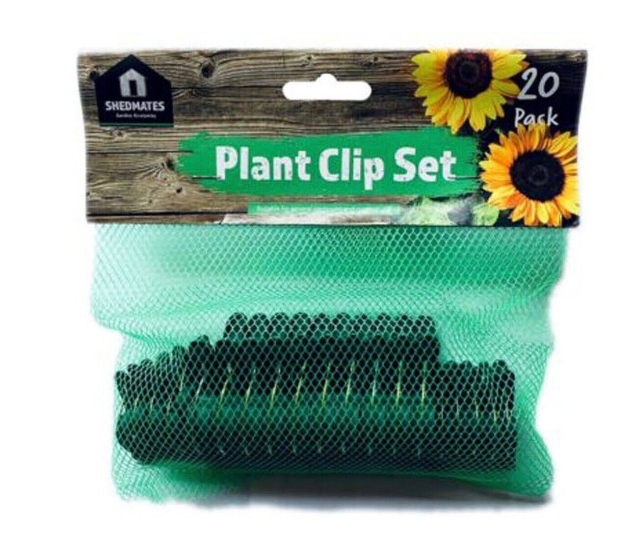 Kingfisher 20 Pack of Assorted Plant Clips