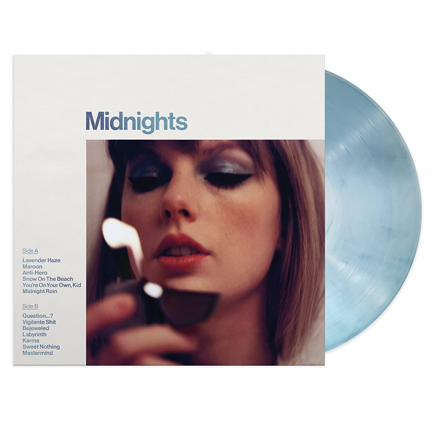 Taylor Swift Midnights LP (Moonstone Blue Vinyl)