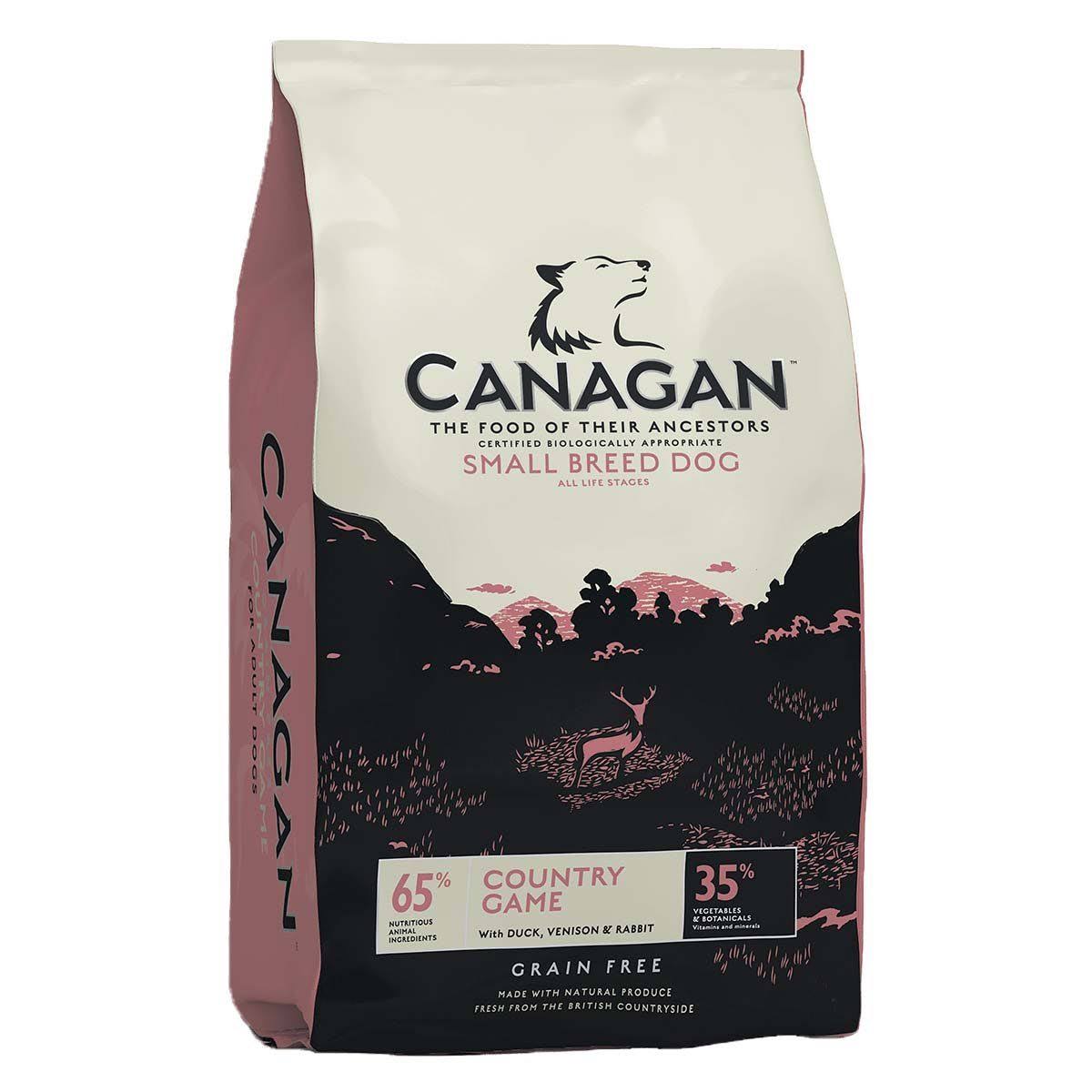 Canagan Small Breed Country Game Grain Free Dry Dog Food, 2kg