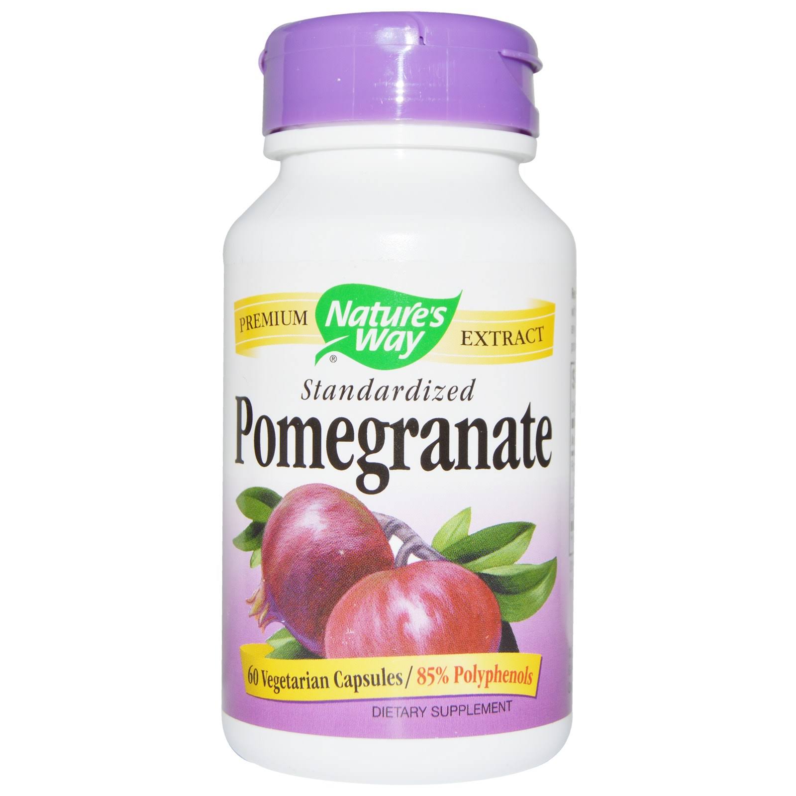 Nature's Way Pomegranate Standardized Extract - 60 Capsules