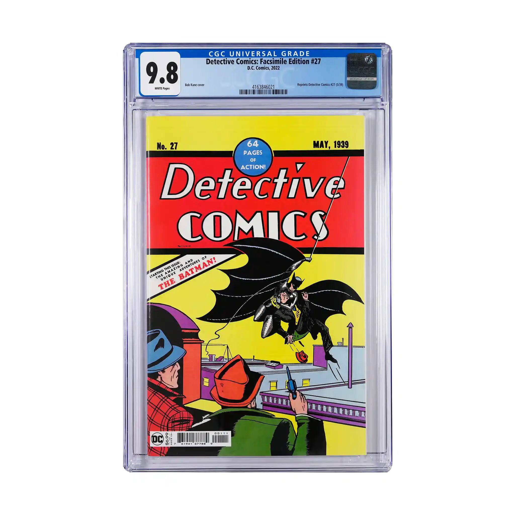 DC Comics Detective Comics #1 2022 Comic Book [Facsimile Edition]