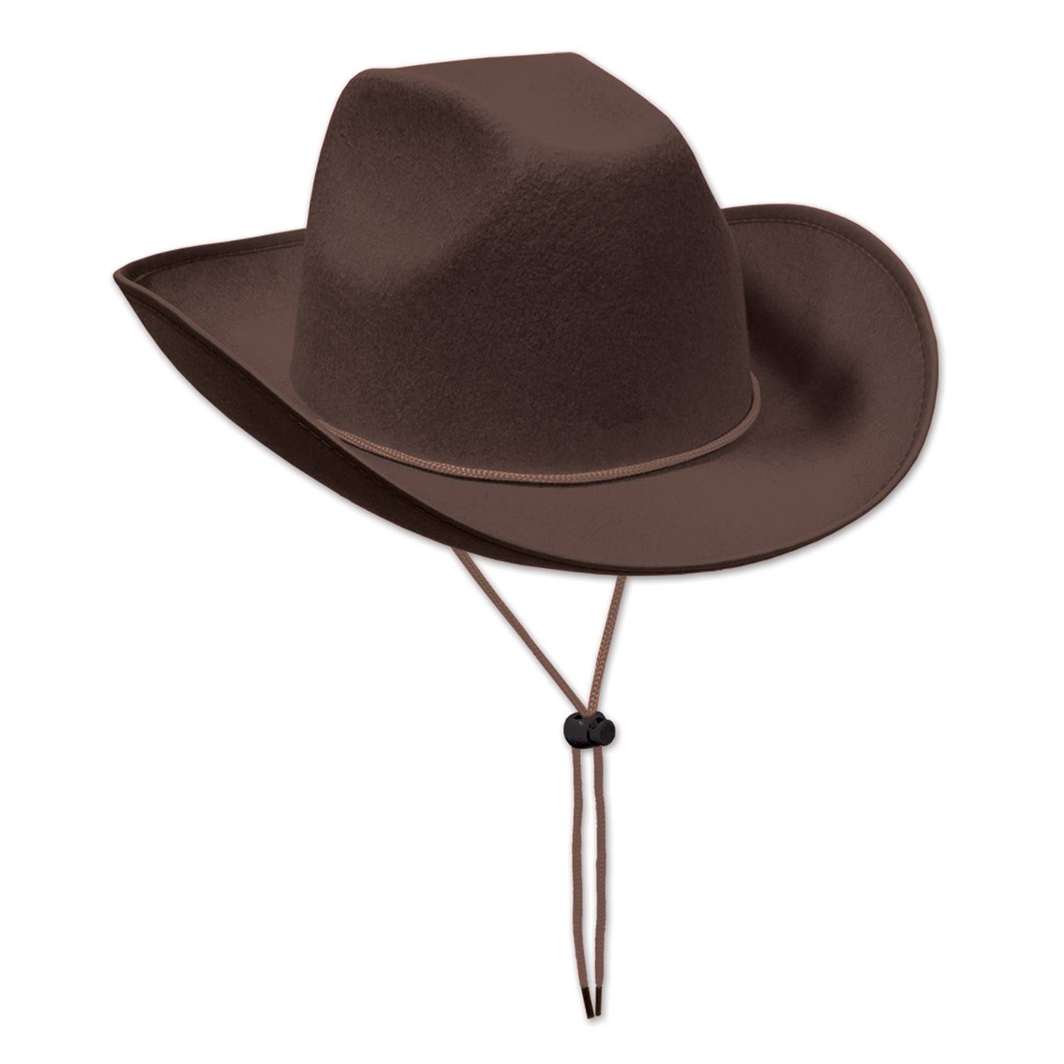 DDI 1907017 Felt Cowboy Hat - Brown