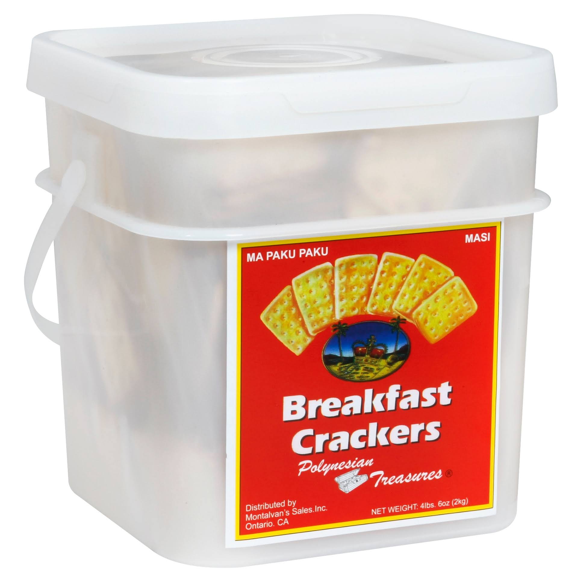 Polynesian Treasures Breakfast Crackers - 20 oz