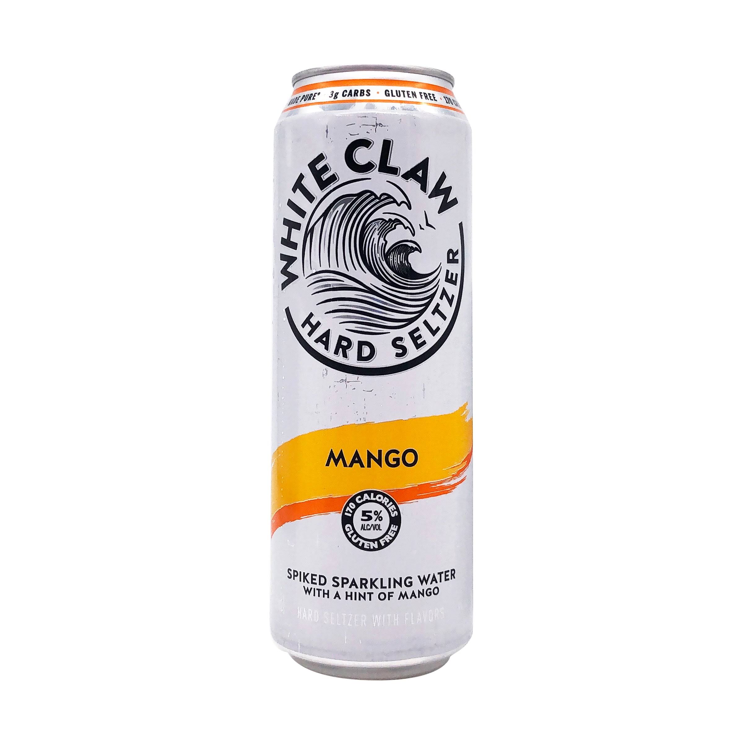 White Claw Hard Seltzer, Mango - 1 pt 3.2 fl oz (19.2 fl oz) 568 ml