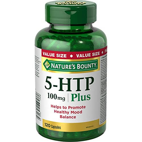 Nature's Bounty 5-HTP Plus Supplement - 100mg, 120 Capsules