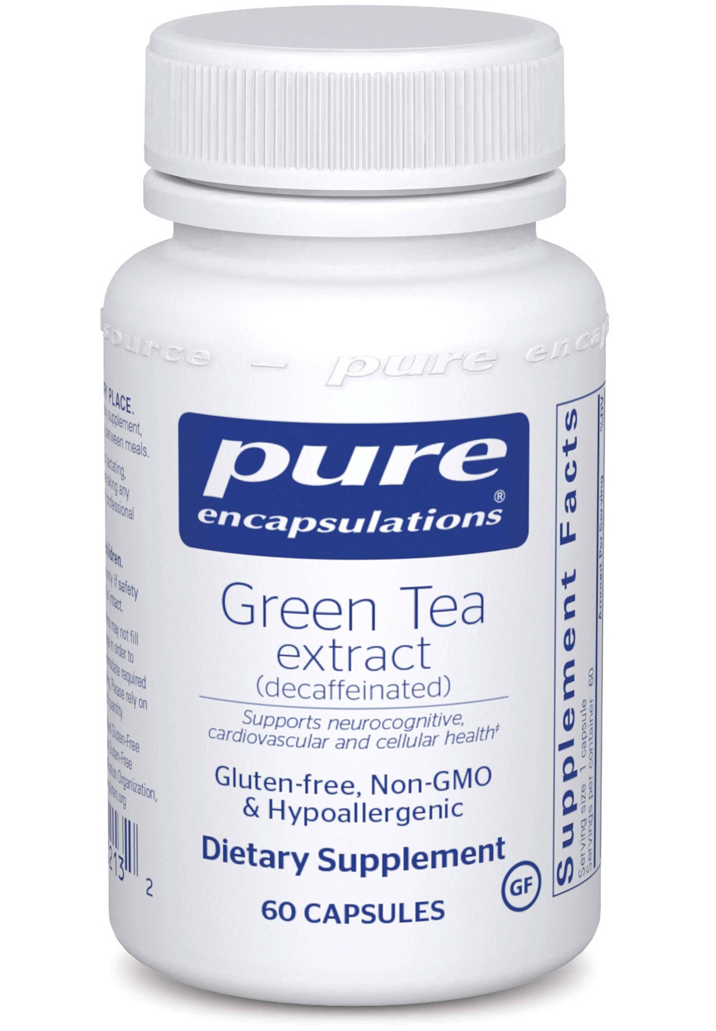 Pure Encapsulations Green Tea Extract Supplement - 60ct