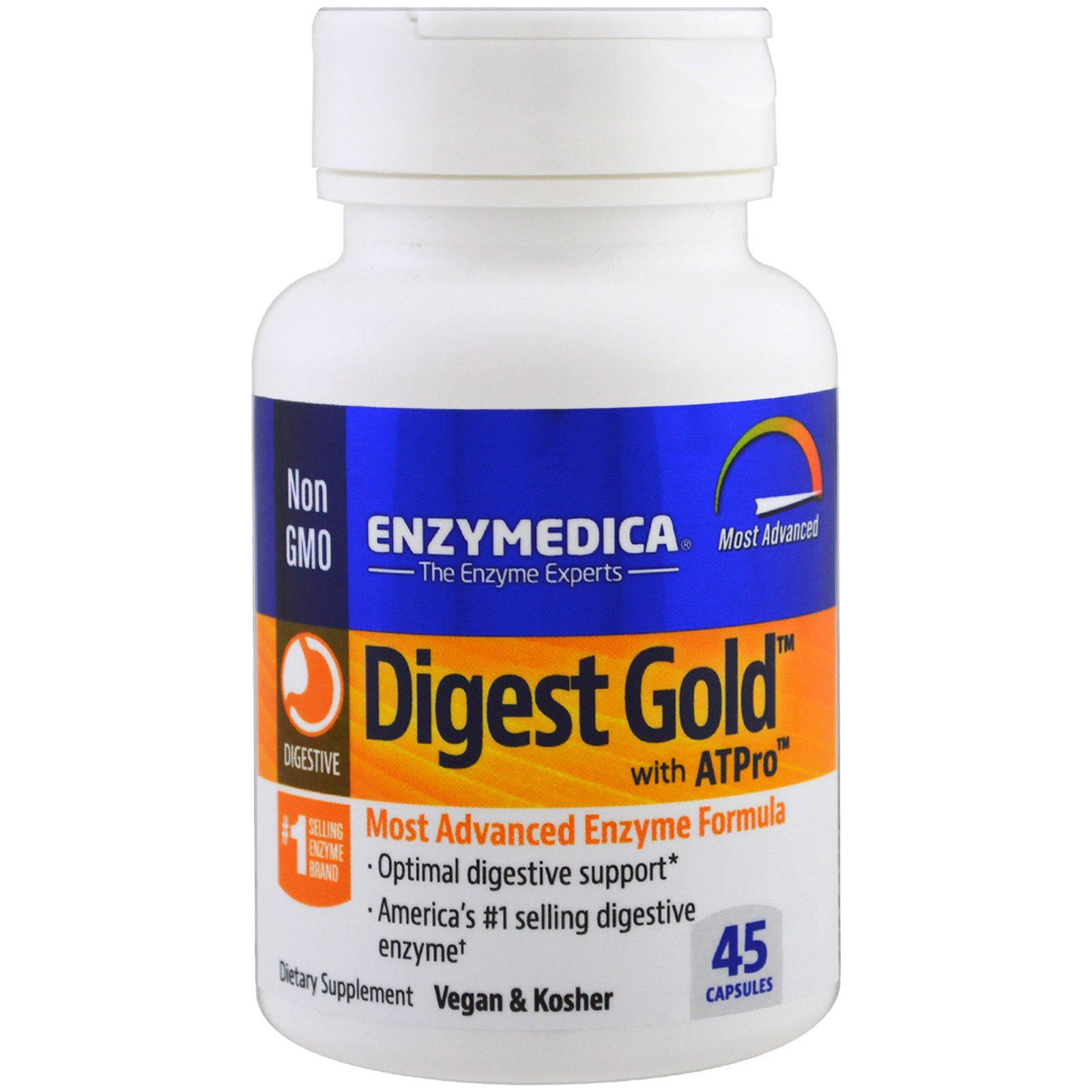 Enzymedica Digest Gold Dietary Supplement - 45 Capsules