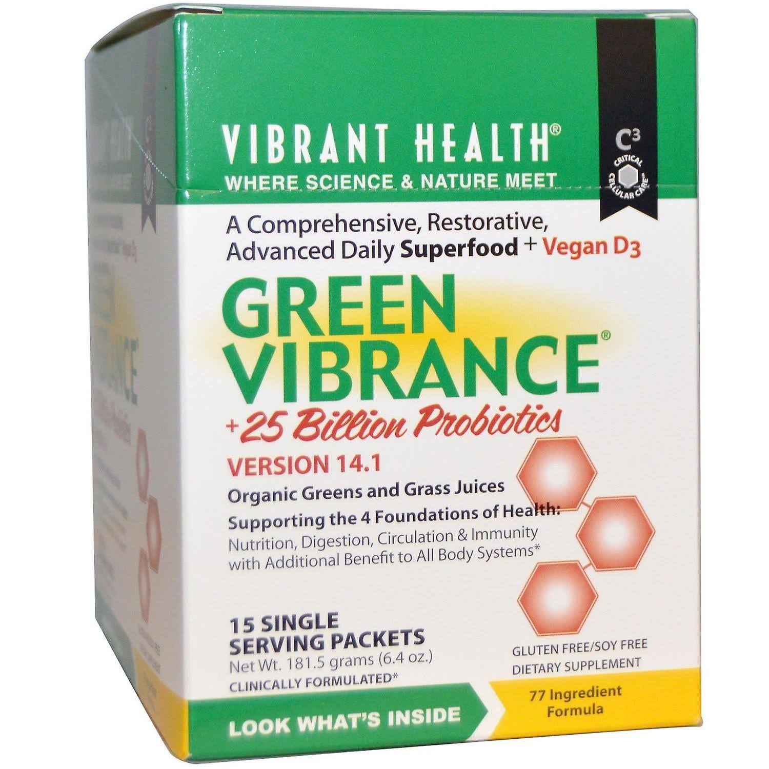 Vibrant Health Green Vibrance 15 pckts