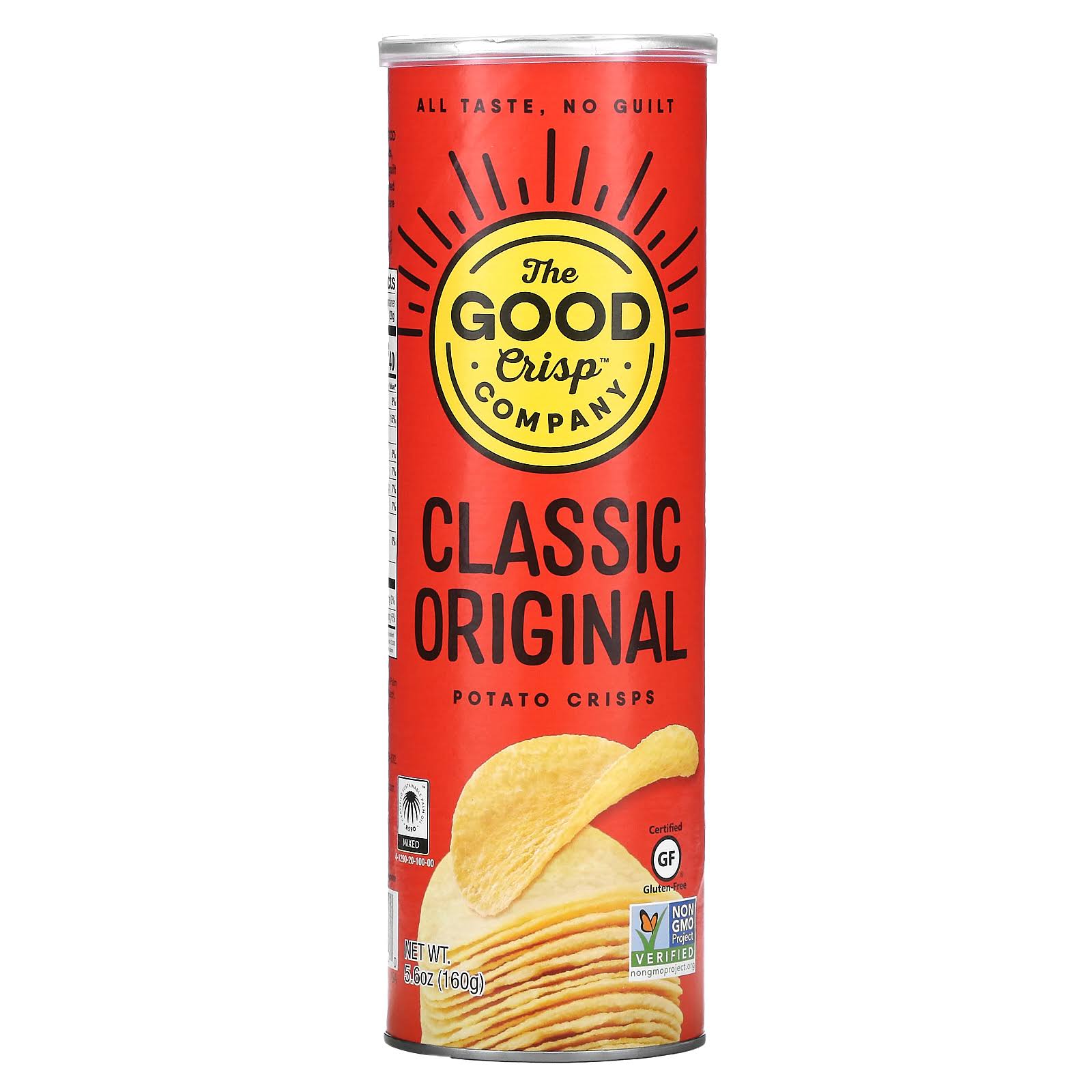 The Good Crisp Company Potato Crisps, Classic Original - 5.6 oz