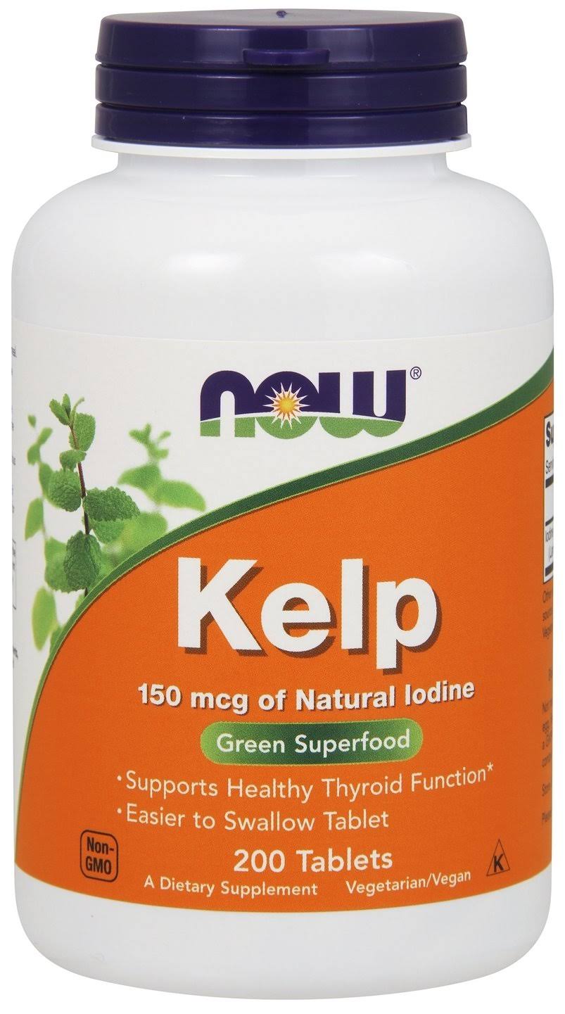 Now Foods Kelp - 150mcg, 200 Tablets