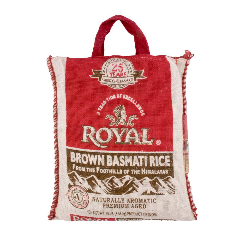 Royal Brown Basmati Rice - 10 lb bag