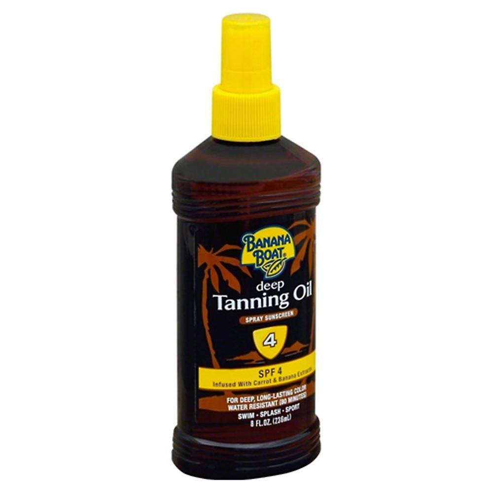Banana Boat Dark Tanning Oil Spray - Spf 4, 236ml
