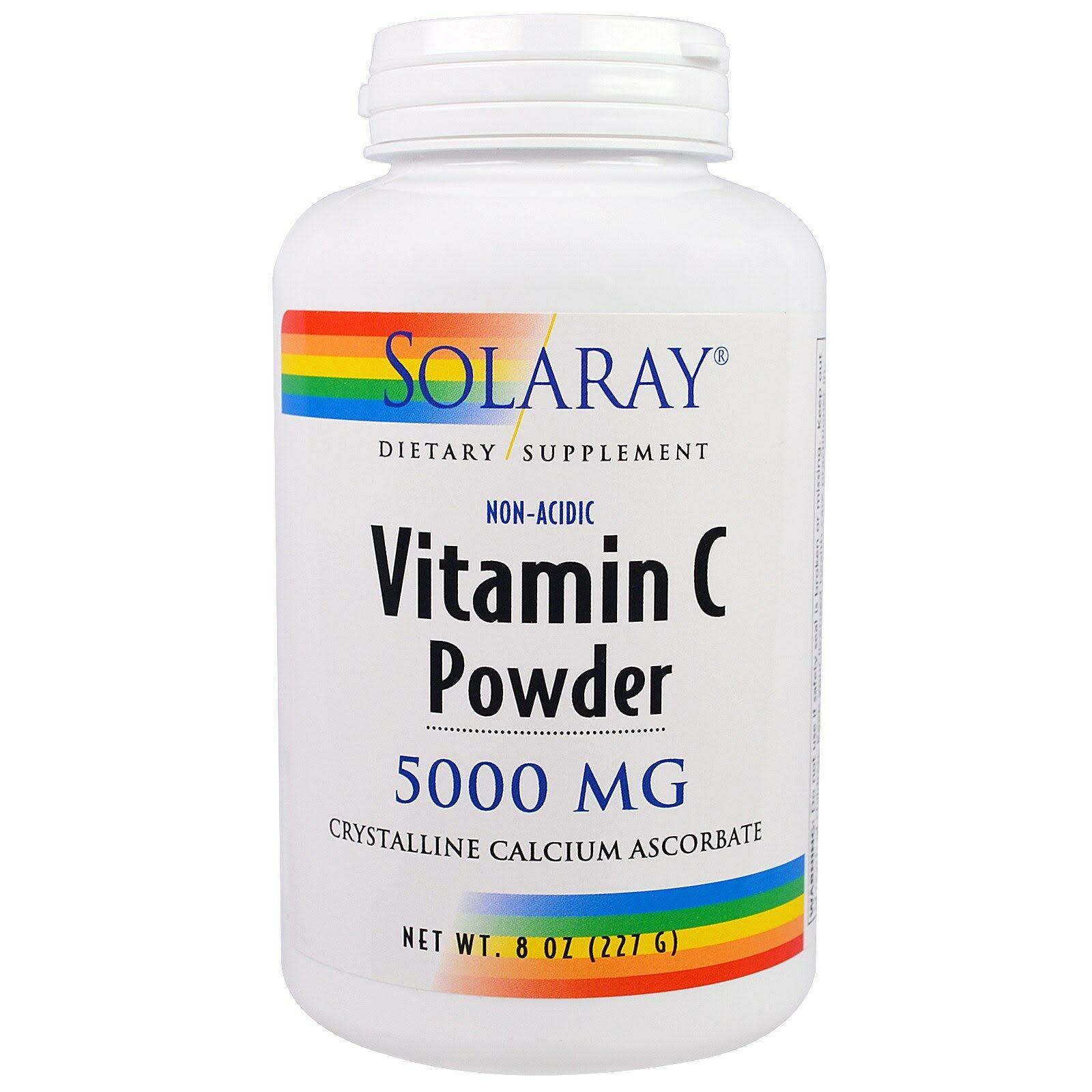 Solaray Vitamin C Non-Acidic Powder Supplement - 240ml