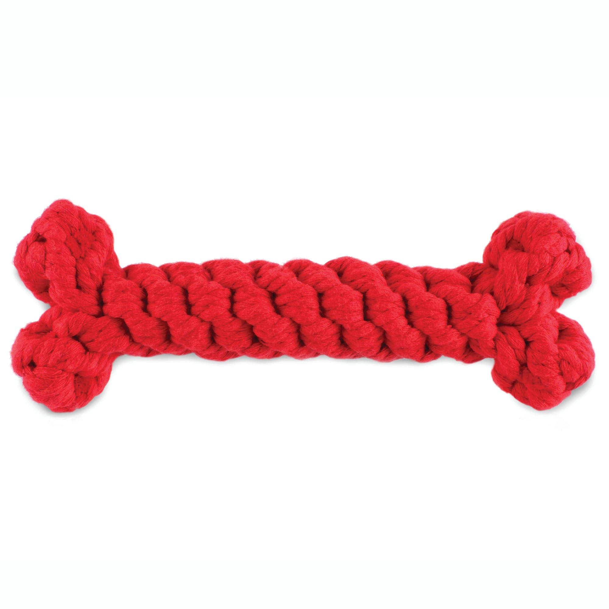 Harry Barker Bone Large Rope Dog Toy - Red