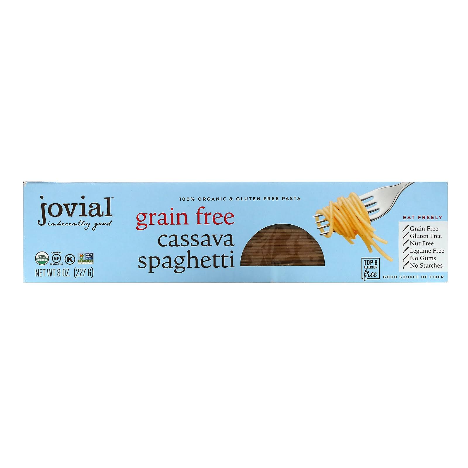 Jovial Pasta, Cassava Spaghetti, Grain Free - 8 oz