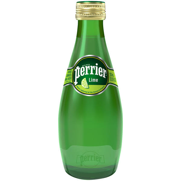 Perrier Lime Sparkling Natural Mineral Water - 11oz
