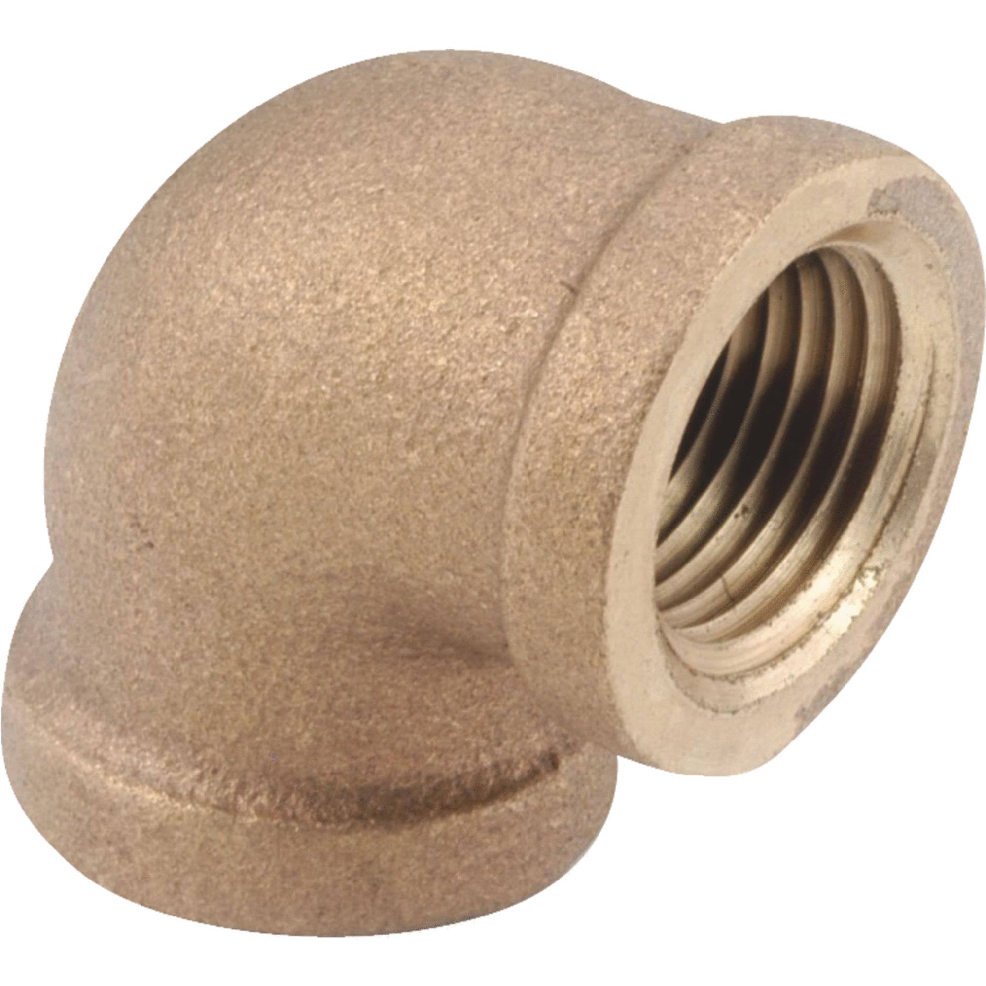 Anderson Metals 738100-08 Low Lead 90-Degree Angle Elbow - Brass,1/2"