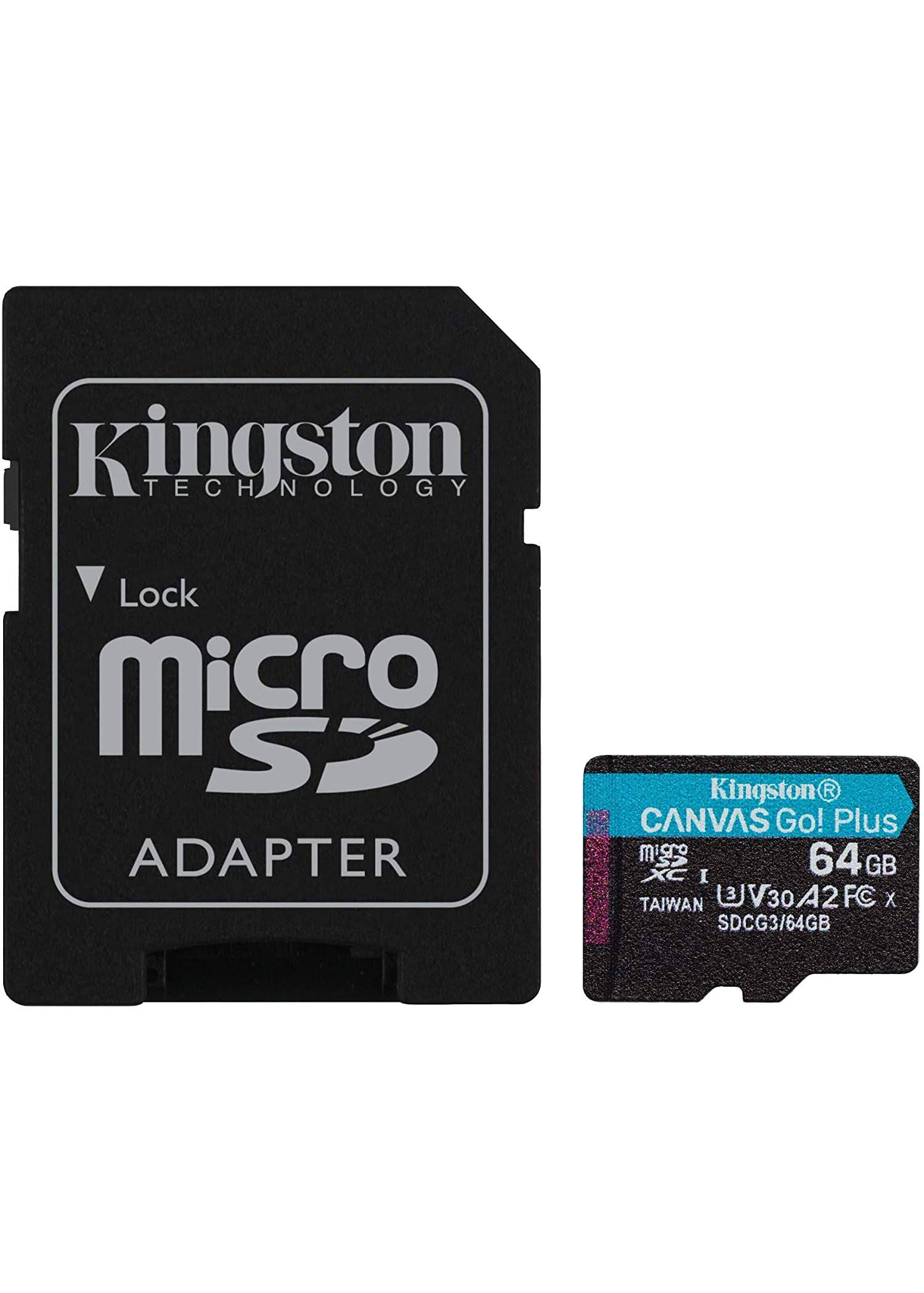 Kingston Canvas Go! Plus Memory Card 64 GB Microsd Class 10 UHS-I